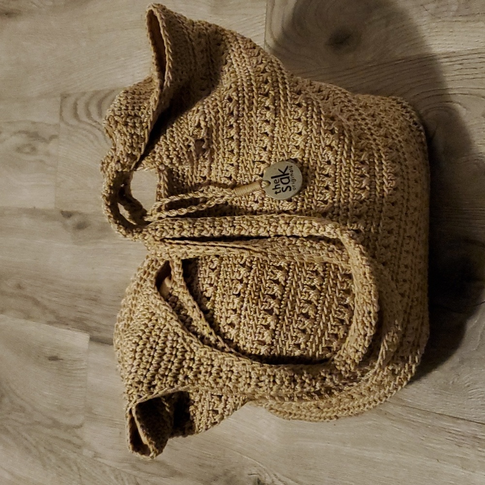 EUC The Sak Original Summer Knit Large Hobo Hangbag Retails $149